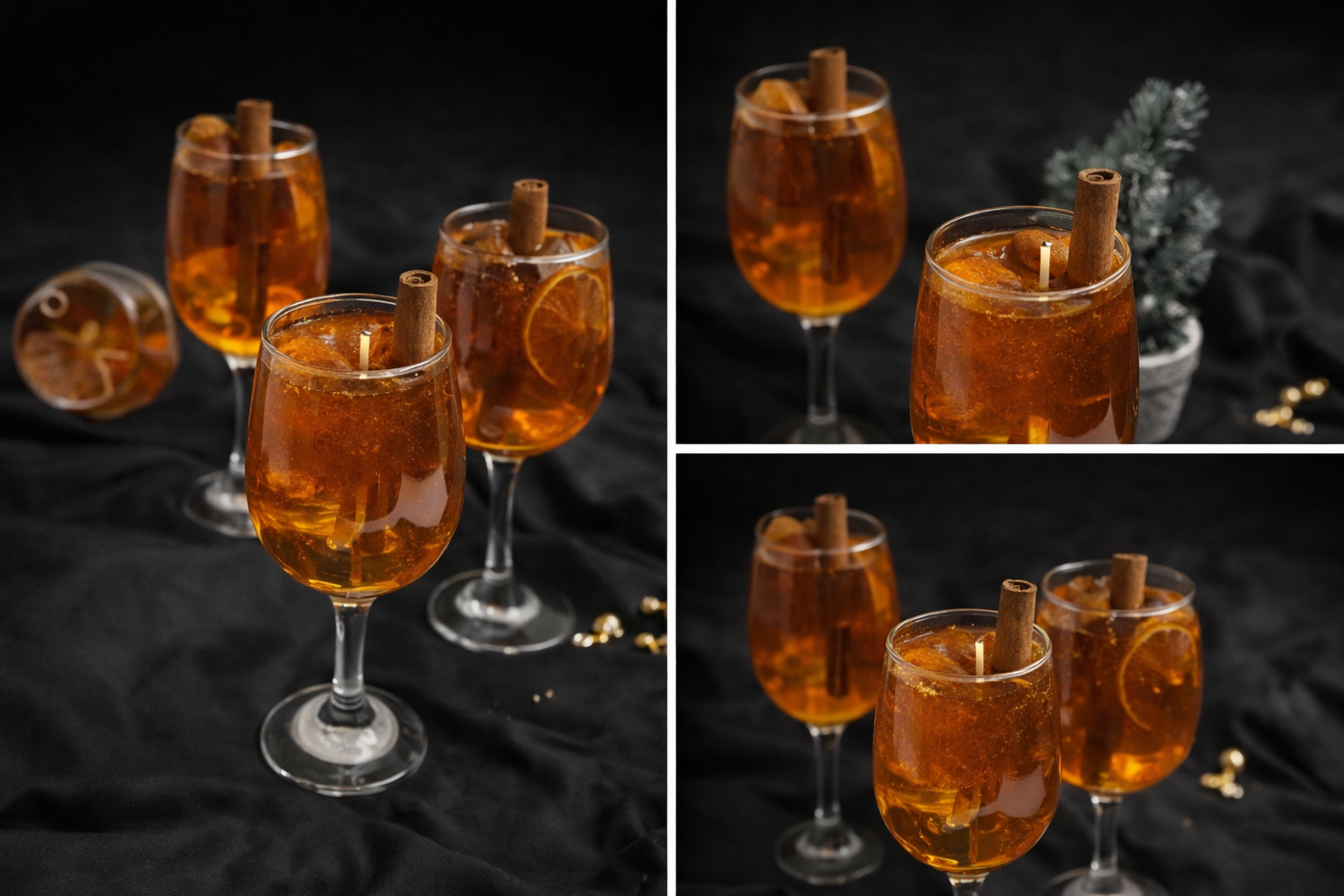 Hot Aperol Duftkerze - Handgefertigt aus Gelwachs