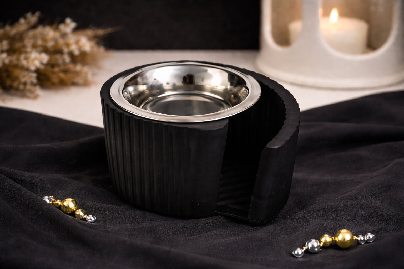 Wachsmelt-Halter aus Gips - Handgefertigt